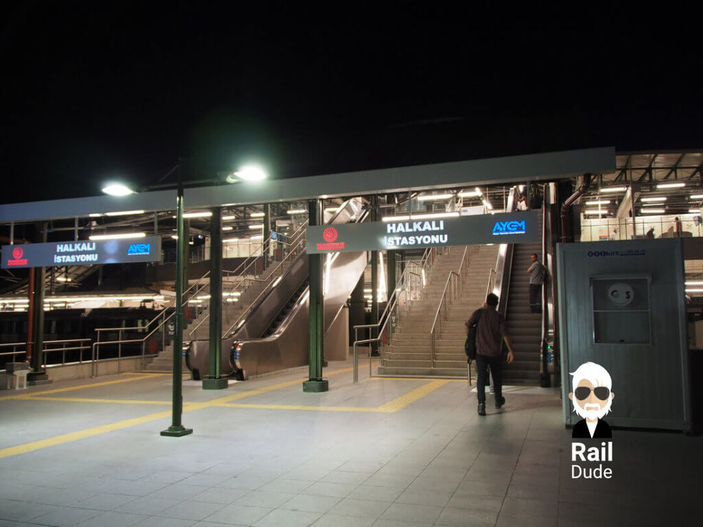 Bahnhof Istanbul-Halkali: Abfahrtsort für Nachtzüge nach Europa