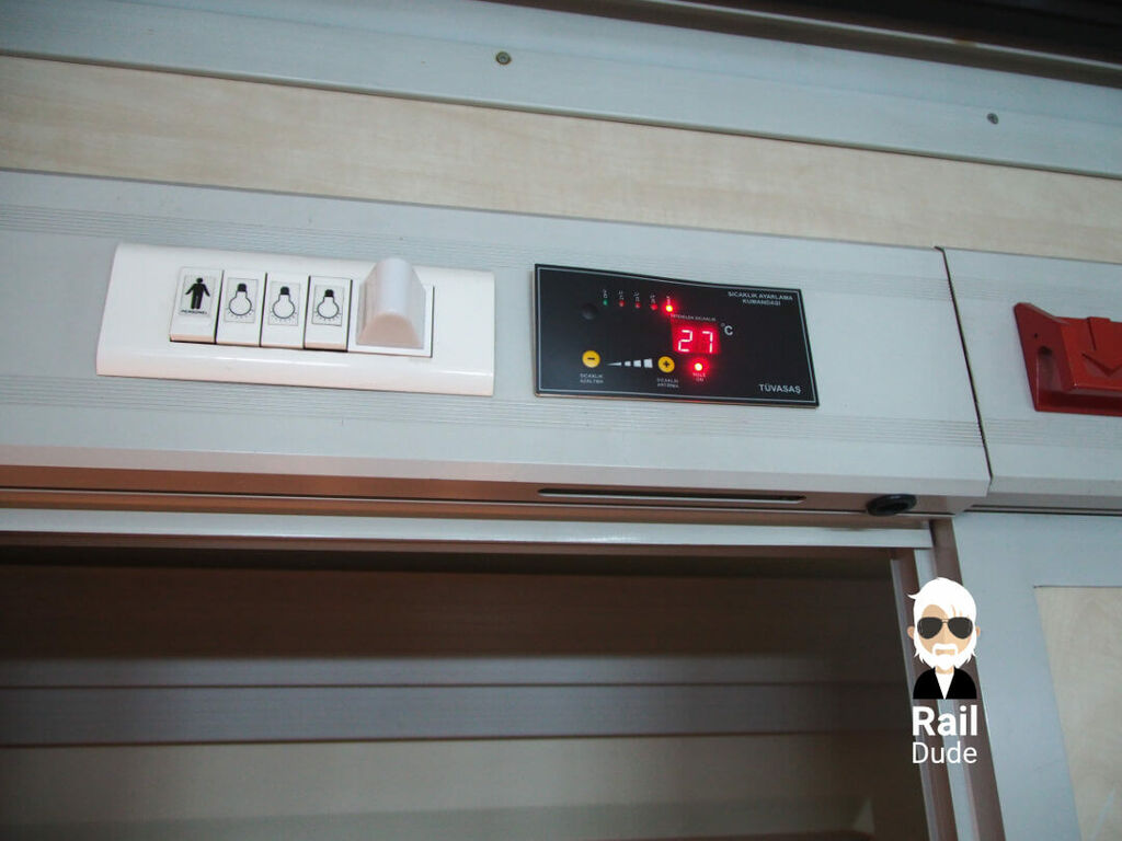 Temperature control in the sleeper compartment